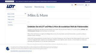 Miles & More - lot.com