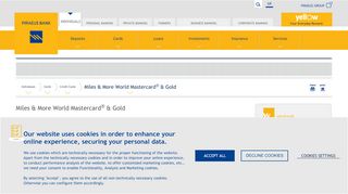 
                            13. Miles & More World Mastercard® | Piraeus Bank