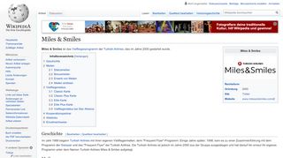 
                            5. Miles & Smiles – Wikipedia
