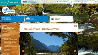 
                            5. Milford Track - NZ Great Walk » Destination Fiordland