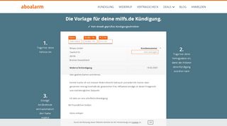 
                            12. milfs.de online kündigen | geprüfte Vorlage - Aboalarm