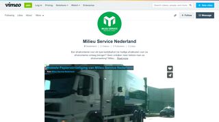 
                            13. Milieu Service Nederland on Vimeo