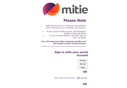 
                            1. MiLife - Log in - Mitie