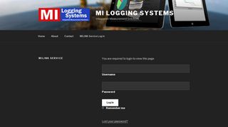 
                            7. MILINK Service – MI Logging Systems