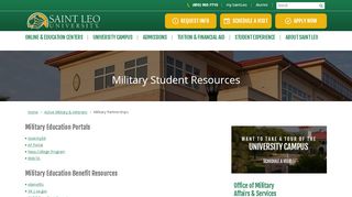 
                            13. Military Education Resources - Saint Leo University