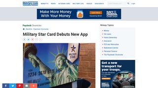 
                            11. Military Star Card Debuts New App | Military.com