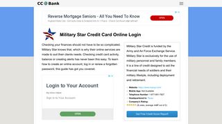 
                            6. Military Star Credit Card Online Login - CC Bank