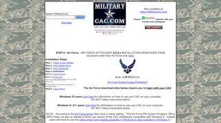 
                            10. MilitaryCAC's U.S. Air Force CAC Resource page
