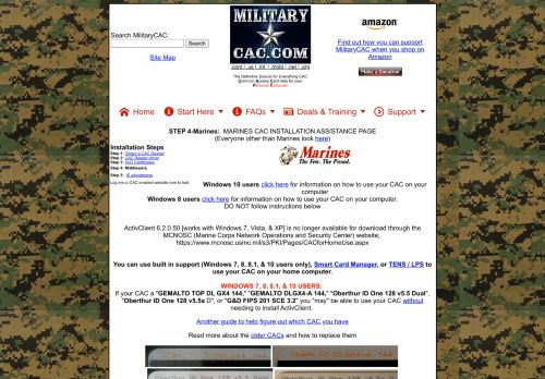 
                            2. MilitaryCAC's U.S. Marines CAC Resource page