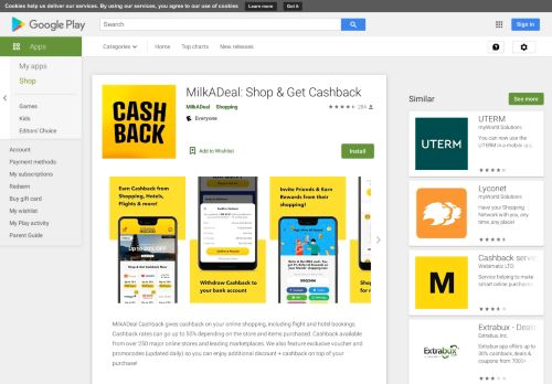 
                            8. MilkADeal Cashback - Apps on Google Play