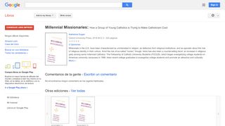 
                            12. Millennial Missionaries: How a Group of Young Catholics is Trying ... - Resultado de Google Books