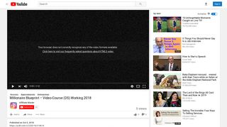 
                            7. Millionaire Blueprint – Video-Course (DS) Working 2018 - YouTube