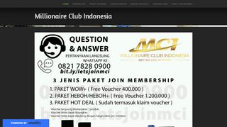 
                            8. Millionaire Club Indonesia - Home