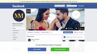 
                            9. Millionaire Match - Inicio | Facebook