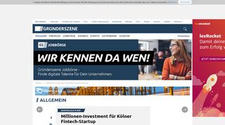 
                            5. Millionen-Investment für Kölner Fintech-Startup | Gründerszene