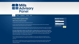 
                            10. Mills Advisory Panel : Home