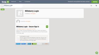 
                            12. Millsberry Login | Scoop.it