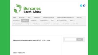
                            8. Milpark Student Bursaries South Africa 2019 - 2020 - SA Bursaries