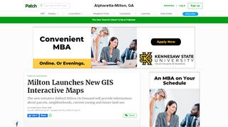 
                            12. Milton Launches New GIS Interactive Maps | Alpharetta, GA Patch