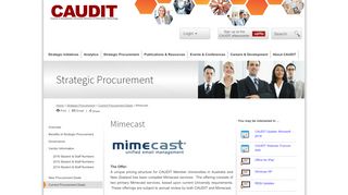 
                            11. Mimecast | CAUDIT