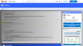 
                            12. Mimecast issues? : sysadmin - Reddit