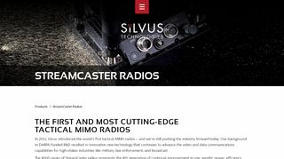 
                            1. MIMO Radios Optimized For Tactical Applications | StreamCaster Radios