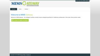 
                            7. Mims Gateway > Malaysia > Overview