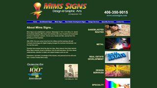 
                            12. Mims Signs Design and Graphics Arts : Home