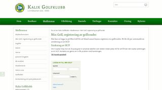 
                            13. Min Golf, registrering av golfronder | Kalix Golfklubb