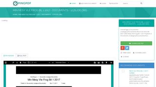 
                            9. Min Mesy Vle Frog Bil 1 2017 - Documents - 123Slide.Org - ...