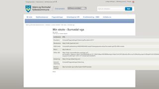 
                            8. Min skole - Surnadal vgs - Lenker intranett - Intranett - Møre og ...