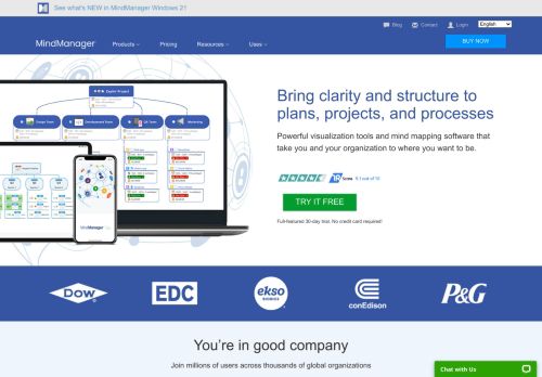 
                            12. Mind Mapping Software for Visualizing Ideas | Mindjet MindManager ...