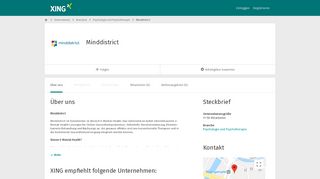 
                            9. Minddistrict als Arbeitgeber | XING Unternehmen