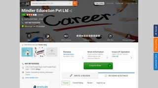 
                            6. Mindler Education Pvt Ltd, East Punjabi Bagh - Career Counselling ...