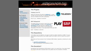 
                            7. mindmade.org - kodi addons - teleboy / srf videoportal