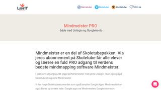 
                            5. Mindmeister PRO både med Unilogin og Googlekonto - LærIT