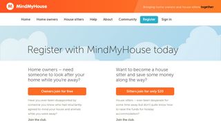 
                            11. MindMyHouse - Register with MindMyHouse today
