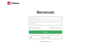 
                            3. Mindomo - Accedi