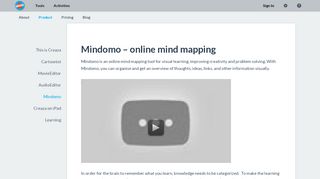 
                            5. Mindomo - Creaza