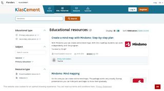 
                            8. mindomo - Search - Educational resources - KlasCement