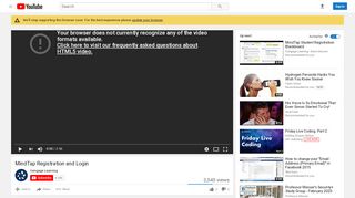 
                            6. MindTap Registration and Login - YouTube