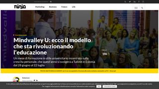 
                            10. Mindvalley U: ecco il modello che sta rivoluzionando l'educazione