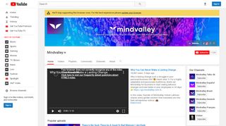 
                            3. Mindvalley - YouTube