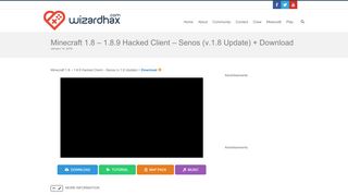 
                            11. Minecraft 1.8 - 1.8.9 Hacked Client - Senos (v.1.8 Update ...