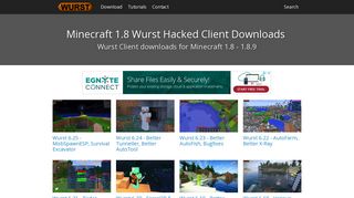 
                            2. Minecraft 1.8 Wurst Hacked Client Downloads - WurstClient.net