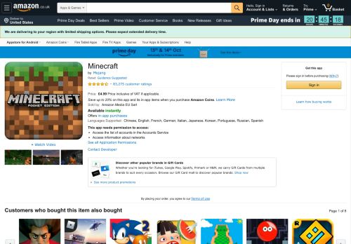 
                            13. Minecraft: Amazon.co.uk: Appstore for Android