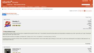 
                            9. Minecraft Black Screen. - Ubuntu Forums