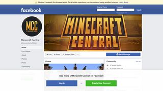 
                            9. Minecraft Central - Home | Facebook