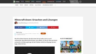 
                            12. Minecraft down: Ursachen und Lösungen – GIGA