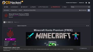 
                            9. Minecraft Konto Premium [FREE] - Śmietnik - CSHacked.pl :: Czity ...